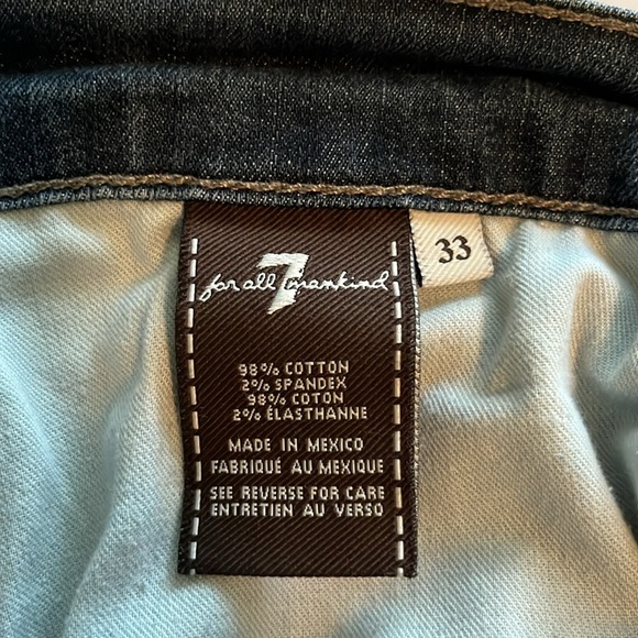 7 For All Mankind Austyn Straight Leg Size 33 - Picture 11 of 16